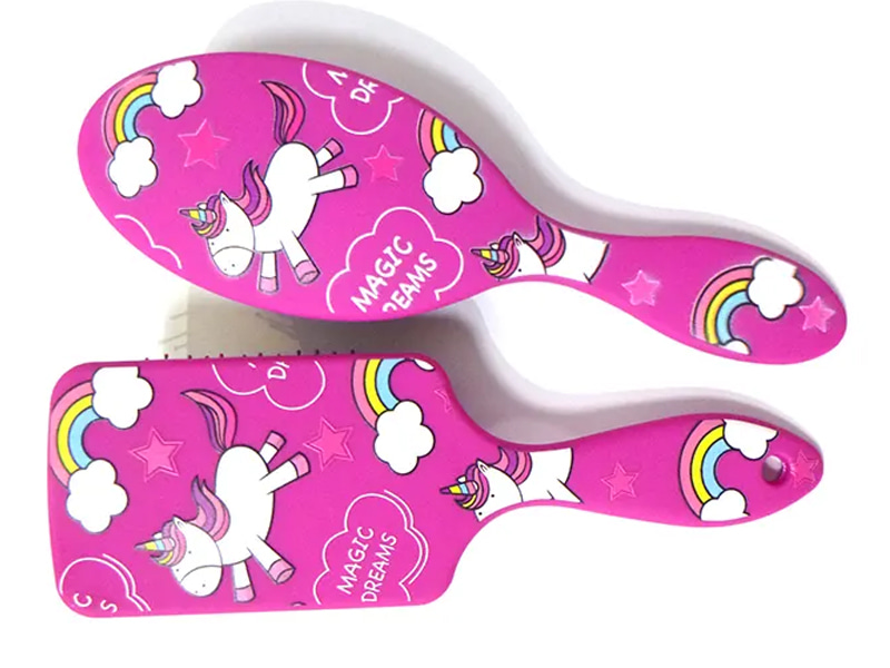 Kid Baby Small Black Pins Vlhká mini kefa na rozčesávanie vlasov