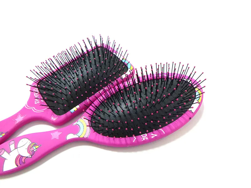 Kid Baby Small Black Pins Vlhká mini kefa na rozčesávanie vlasov