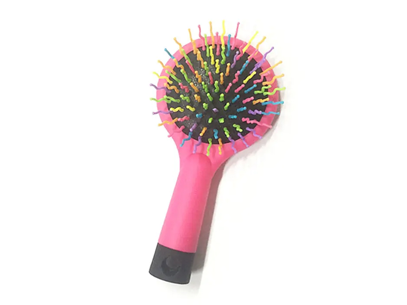 Dámska kefa na vlasy Rainbow Black Ball Tip Soft Touch rozčesávajúca vankúšik