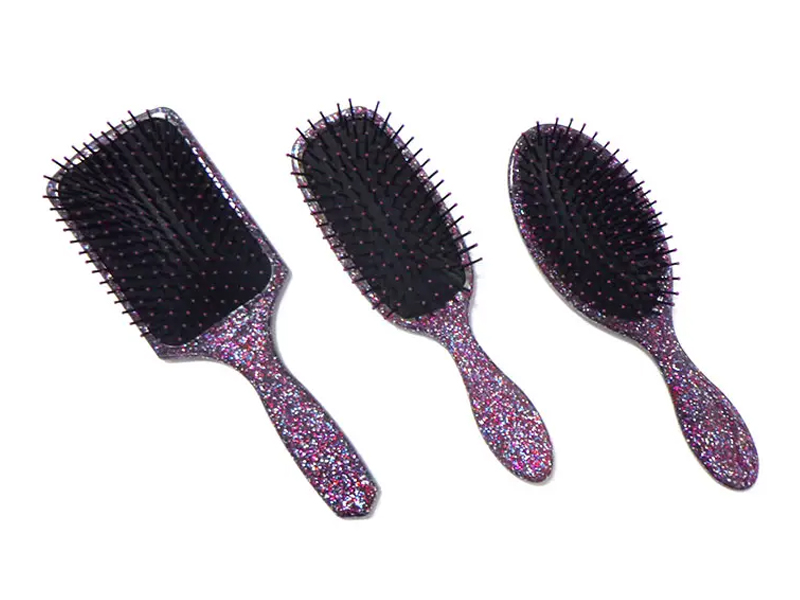 360 Rhinestone Kurlsplus Paddle kefa na vlasy