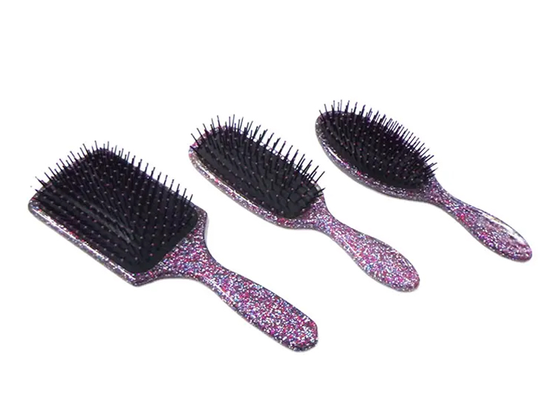 360 Rhinestone Kurlsplus Paddle kefa na vlasy
